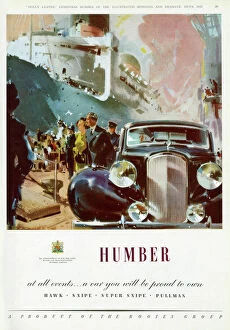 Adverts Collection: Humber car advertisement