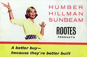 Aloft Gallery: Humber, Hillman and Sunbeam Rootes Motors Limited brochure