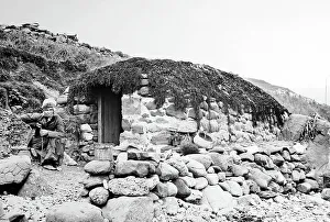A humble dwelling, Western Isles or Highlands of Scotland