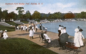 Adults Gallery: Humboldt Park Wading Pool, Buffalo, New York State, USA
