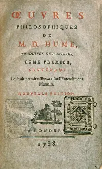 Hume Prints: HUME, David (1711-1776)