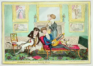 Singing Prints: Humming-birds--or--a dandy trio