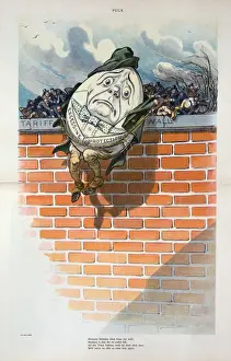 Humpty Dumpty slips from the wall; Humptys due for an awful
