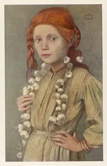 Garlic Prints: Hungarian Garlic Seller