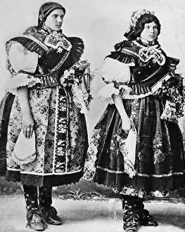 Hungary Budapest Magyar peasants pre-1900