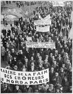 Marche Prints: Hunger March in Paris