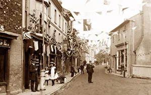 Hungerford Prints: Hungerford Church Street The King's visit - 1912
