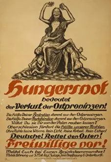 Deutsche Prints: Hungersnot bedeutet der Verlust der Ostprovinzen!... Deutsc