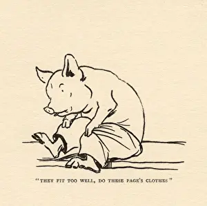 Hungry Prints: Hungry Peter dressing as the Fat Boy in Pickwick