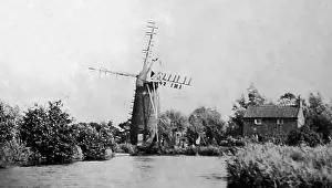 Broads Prints: Hunsett Windmill, early 1900s