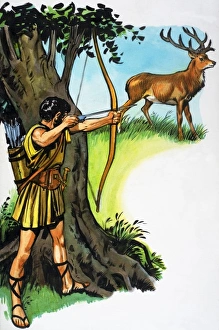 Images Dated 23rd October 2006: Hunter and Stag