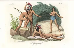 Hunters of the Wayana (Guayana) people of Paraguay