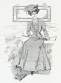 Images Dated 12th August 2017: Hunting clothing 1907