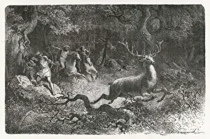 Hunting deer during the Bronze Age