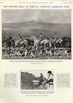 Huntsman Prints: The Hunting Field at the R. A. - Viscount Lascelles Pack