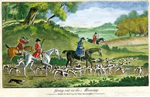 Sayer Prints: Hunting - Going Out In The Morning