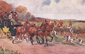 Horsemen Prints: Hunting Scene