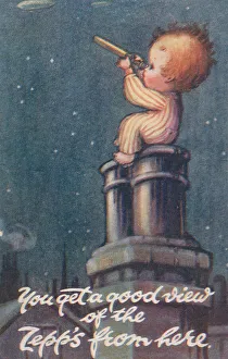 Zeppelins Prints: Hunting Zeppelins