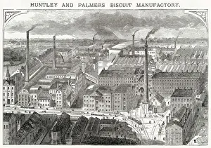 Biscuits Prints: Huntley and Palmers Biscuit Manufactory