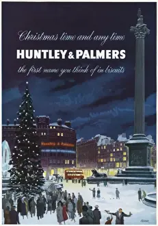 North Umberland Prints: Huntley and Palmers Christmas advertisement