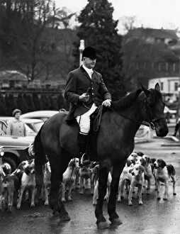 Huntsman of the Lamerton Foxhounds, Tavistock, Devon