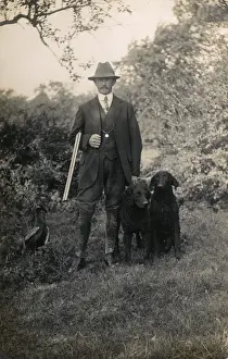 Retriever Prints: Huntsman with retriever