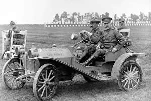 Hupp Motor Car Company driven by soldiers from the 26th infa