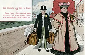 Fares Prints: The Husband and how to train it - carrying her bags