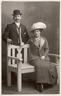 Husband / Wife / Bench C1900