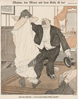 Quarrel Prints: Husband / Wife / Quarrel 20C