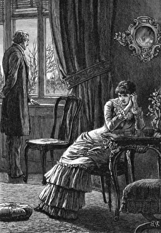 Images Dated 20th October 2017: Husband and Wife in Tense Scene