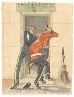 Images Dated 22nd July 2015: A hussar, an infantryman and a dragoon