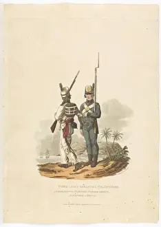 Regulations Prints: Hussars and Infantry of the Duke of Brunswick Oels?s Corps