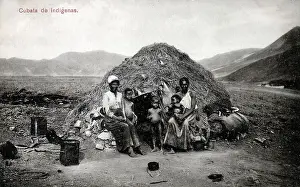 Archipelago Prints: Hut/Home of an indigenous family on Sao Vicente, Cape Verde