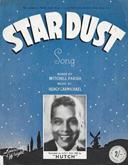Images Dated 9th January 2019: Hutch music sheet for Stardust