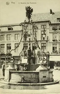 Iron Work Prints: Huy, Belgium - The Fountain