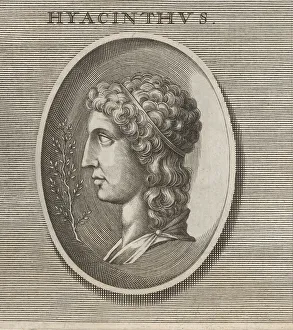 Hyacinthus, lover of Apollo in Greek mythology