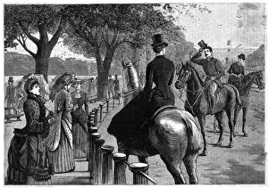 1884 Prints: Hyde Park Riders