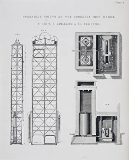 Hoists Gallery: Hydraulic hoists at the Rosedale Iron Works