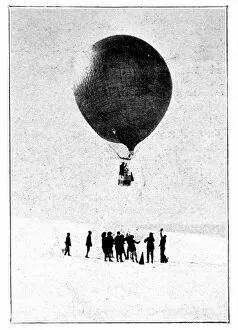 Images Dated 20th August 2004: Hydrogen Balloon, National Antarctic Expedition, 1902