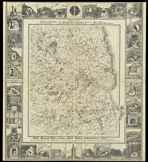 Marked Prints: Hydrogeological map of Alnwick and its neighbourhood