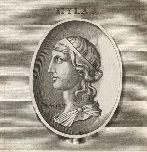 Lgbtq Prints: Hylas, Heracles's companion in Greek mythology