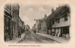 Hythe, Kent - High Street and Smugglers Retreat