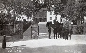 Hythe Prints: Hythe, Kent - The School of Musketry - Main Entrance