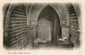 Transept Prints: Hythe, Kent - St Leonards Church - Ossuary