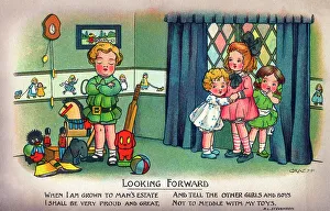 Scared Prints: When I am grown to Man's Estate, I shall be very Proud