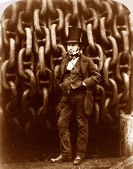 Isambard Gallery: I K Brunel before the hauling chains of the Great Eastern
