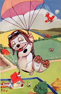 Hugely Prints: I m dropping in soon by G. E Studdy
