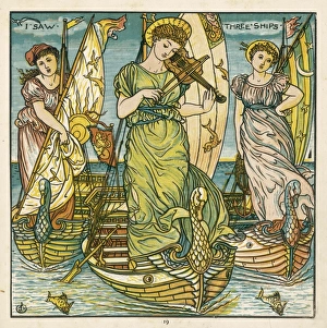 Ships and Boats Gallery: I Saw Three Ships (Wc)