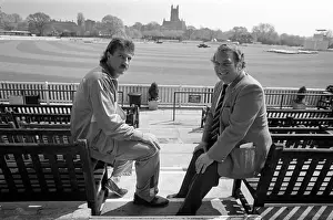 1987 Prints: Ian Botham with Worcester Cricket Chaiman Duncan Fearnley